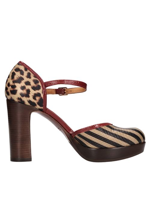 Leather pumps model Yalo Tala CHIE MIHARA | YALO TALANERO-MARRONE-ROSSO